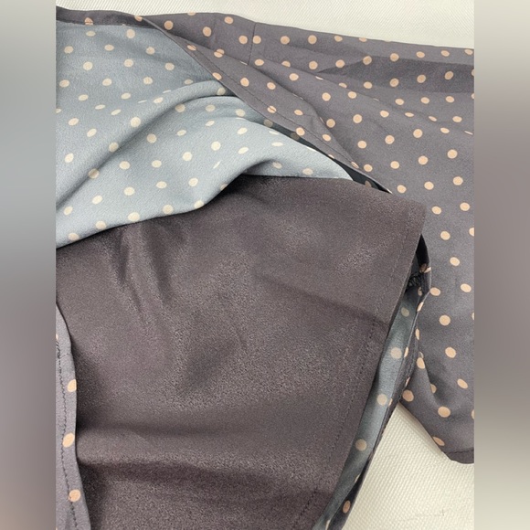 J.O.A. Los Angeles Polka Dot Mauve Long and dramatic sleeves Sz Small - Picture 5 of 11